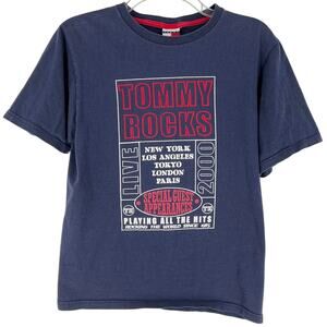Y2K Tommy Rocks Tommy Hilfiger tshirt 2000 vintage